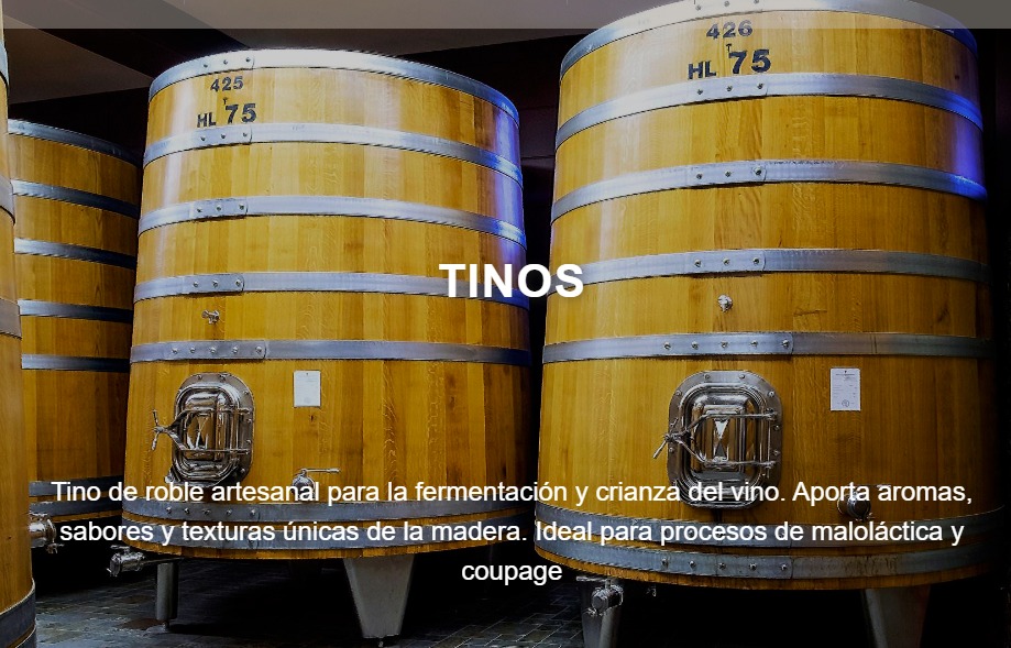 Tinos de Roble Artesanal